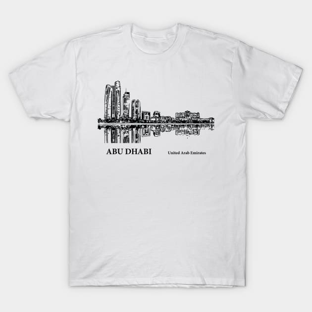 Abu Dhabi - United Arab Emirates T-Shirt by Lakeric